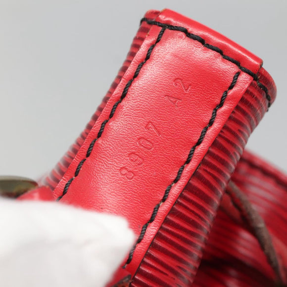 LOUIS VUITTON Epi Noe Schultertasche Rot M44007 LV Auth 136984