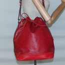 LOUIS VUITTON Epi Noe Shoulder Bag Red M44007 LV Auth 136984-21