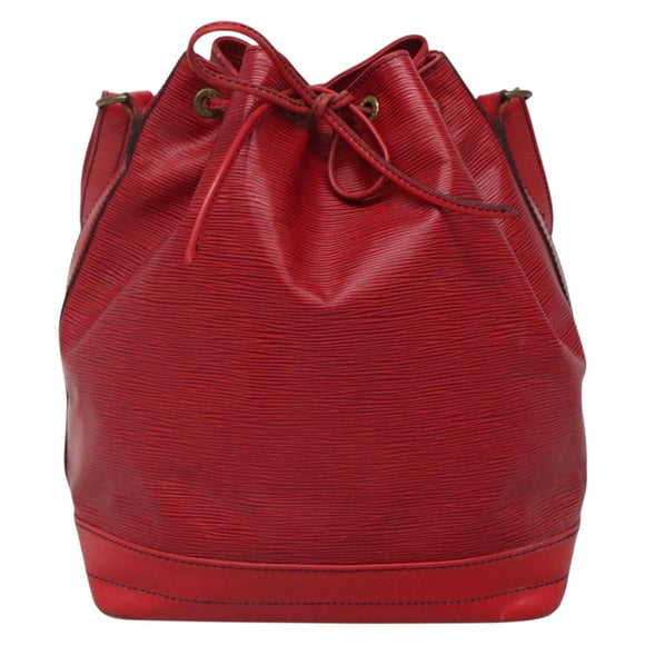 LOUIS VUITTON Epi Noe Schultertasche Rot M44007 LV Auth 136984