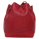 LOUIS VUITTON Epi Noe Schultertasche Rot M44007 LV Auth 136984-2