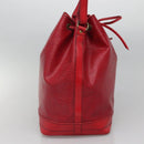 LOUIS VUITTON Epi Noe Shoulder Bag Red M44007 LV Auth 136984-3