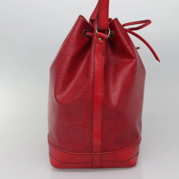 LOUIS VUITTON Epi Noe Schultertasche Rot M44007 LV Auth 136984