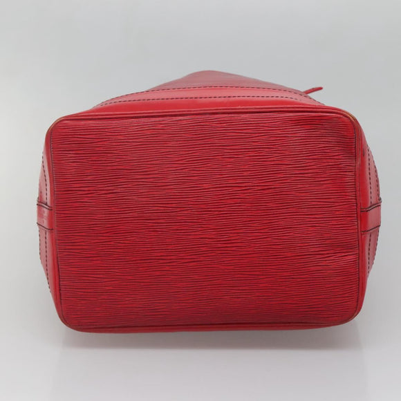 LOUIS VUITTON Epi Noe Schultertasche Rot M44007 LV Auth 136984