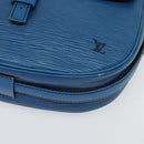 LOUIS VUITTON Epi June Feuille Shoulder Bag Blue M52155 LV Auth 136985A-16