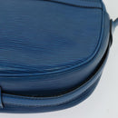 LOUIS VUITTON Epi June Feuille Shoulder Bag Blue M52155 LV Auth 136985A-18
