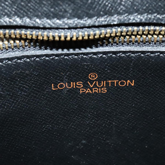 LOUIS VUITTON Epi June Feuille Shoulder Bag Blue M52155 LV Auth 136985
