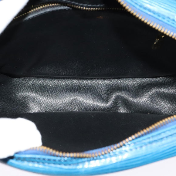 LOUIS VUITTON Epi June Feuille Shoulder Bag Blue M52155 LV Auth 136985A