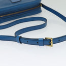 LOUIS VUITTON Epi June Feuille Shoulder Bag Blue M52155 LV Auth 136985-7