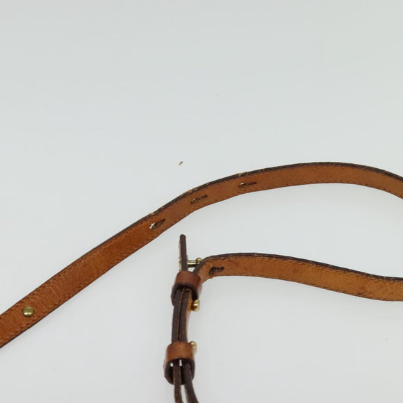 Chloe Hand Bag Leather 2way Brown Gold Auth 136996