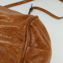 Chloe Hand Bag Leather 2way Brown Gold Auth 136996-17