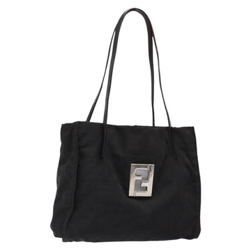 FENDI Zucca Canvas Tote Bag Black Auth 136997