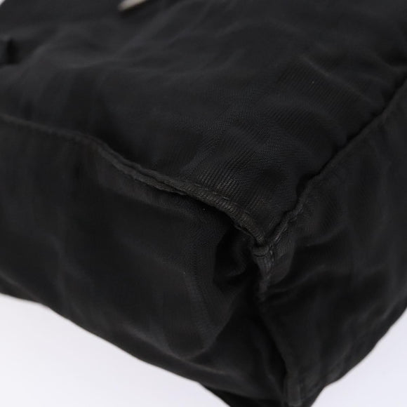 FENDI Zucca Canvas Tote Bag Black Auth 136997