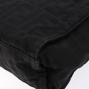 FENDI Zucca Canvas Tote Bag Black Auth 136997-12