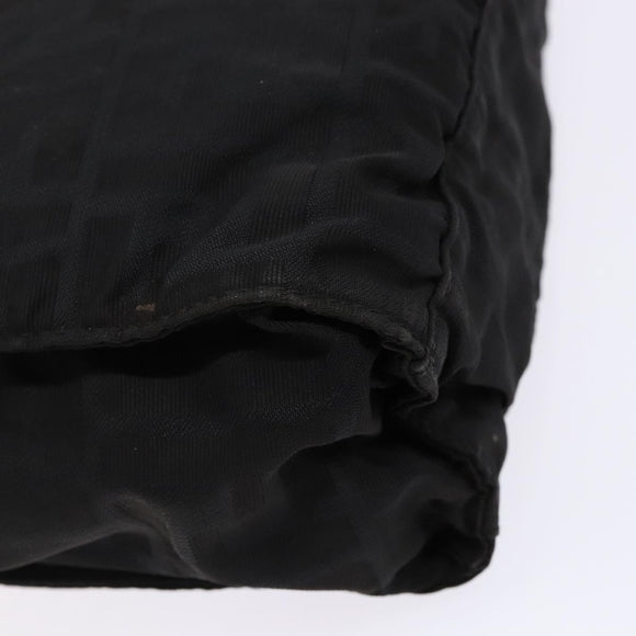 FENDI Zucca Canvas Tote Bag Black Auth 136997