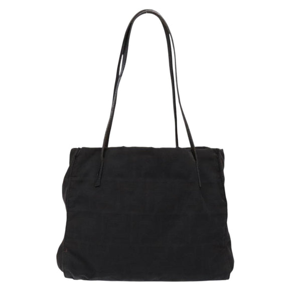 FENDI Zucca Canvas Tote Bag Black Auth 136997