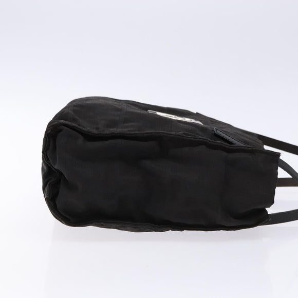 FENDI Zucca Canvas Tote Bag Black Auth 136997