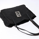 FENDI Zucca Canvas Tote Bag Black Auth 136997-6