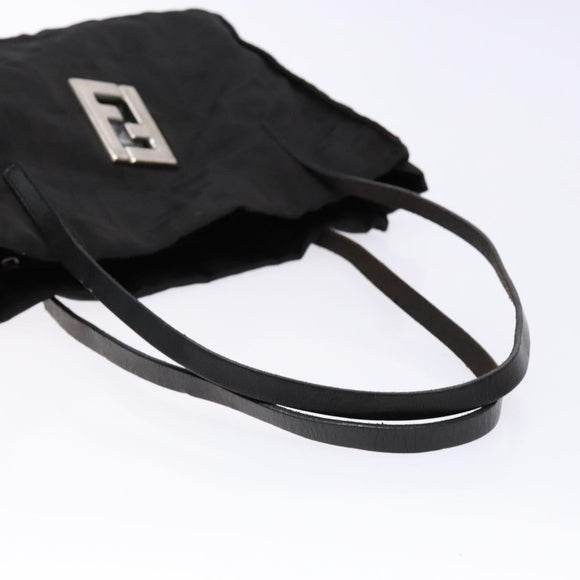 FENDI Zucca Canvas Tote Bag Black Auth 136997