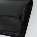 Salvatore Ferragamo Gancini Shoulder Bag Leather Black Gold Auth 137001-13