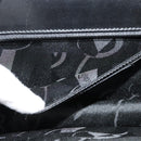 Salvatore Ferragamo Gancini Shoulder Bag Leather Black Gold Auth 137001-20