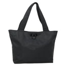 Salvatore Ferragamo Gancini Tote Bag Nylon Black Auth 137003-1