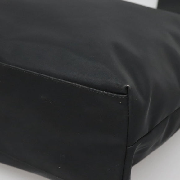 Salvatore Ferragamo Gancini Tote Bag Nylon Black Auth 137003