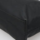 Salvatore Ferragamo Gancini Tote Bag Nylon Black Auth 137003-15