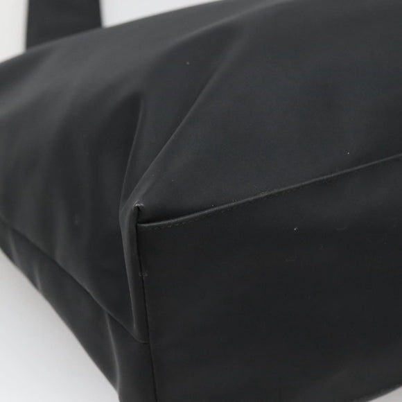 Salvatore Ferragamo Gancini Tote Bag Nylon Black Auth 137003