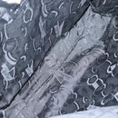 Salvatore Ferragamo Gancini Tote Bag Nylon Black Auth 137003-11