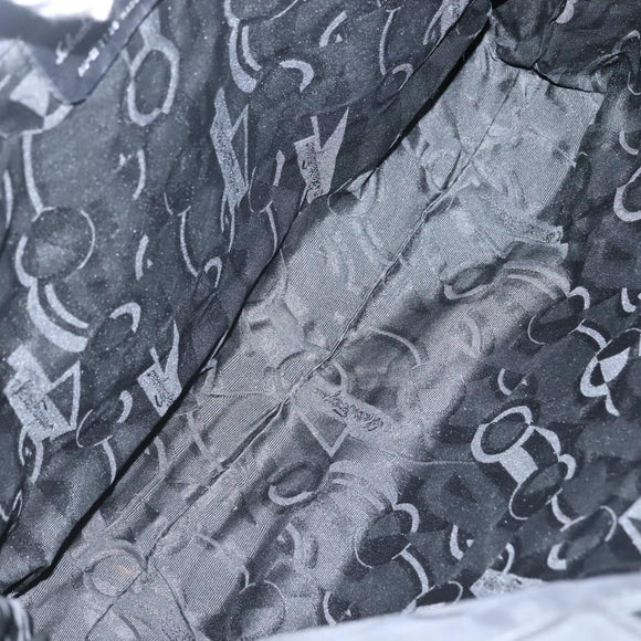 Salvatore Ferragamo Gancini Tote Bag Nylon Black Auth 137003