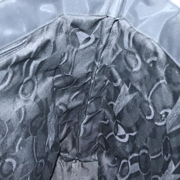 Salvatore Ferragamo Gancini Tote Bag Nylon Black Auth 137003