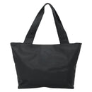 Salvatore Ferragamo Gancini Tote Bag Nylon Black Auth 137003-2