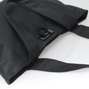 Salvatore Ferragamo Gancini Tote Bag Nylon Black Auth 137003-6