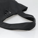 Salvatore Ferragamo Gancini Tote Bag Nylon Black Auth 137003-7