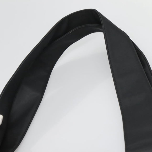 Salvatore Ferragamo Gancini Tote Bag Nylon Black Auth 137003