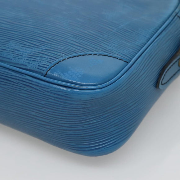 LOUIS VUITTON Epi Trocadero 23 Shoulder Bag Blue M52305 LV Auth 137005
