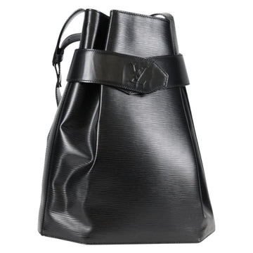 LOUIS VUITTON Epi Sac Depaule GM Shoulder Bag Black M80155 LV Auth 137007