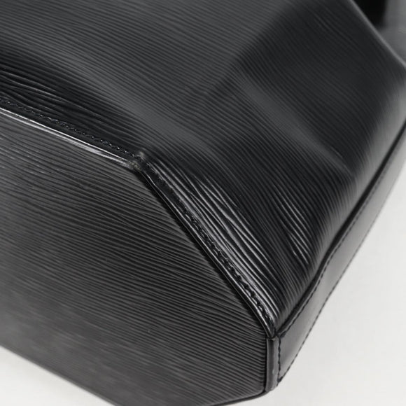 LOUIS VUITTON Epi Sac Depaule GM Shoulder Bag Black M80155 LV Auth 137007