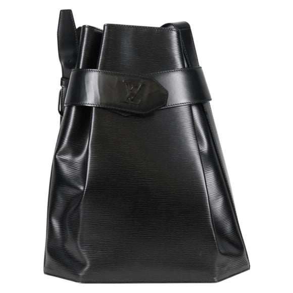 LOUIS VUITTON Epi Sac Depaule GM Shoulder Bag Black M80155 LV Auth 137007