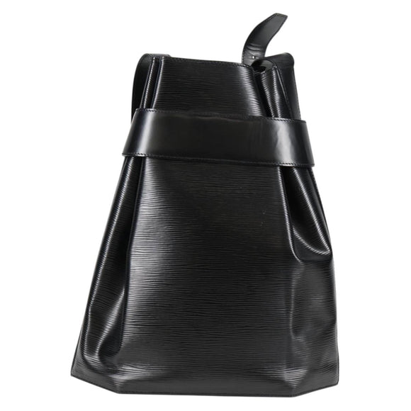 LOUIS VUITTON Epi Sac Depaule GM Shoulder Bag Black M80155 LV Auth 137007