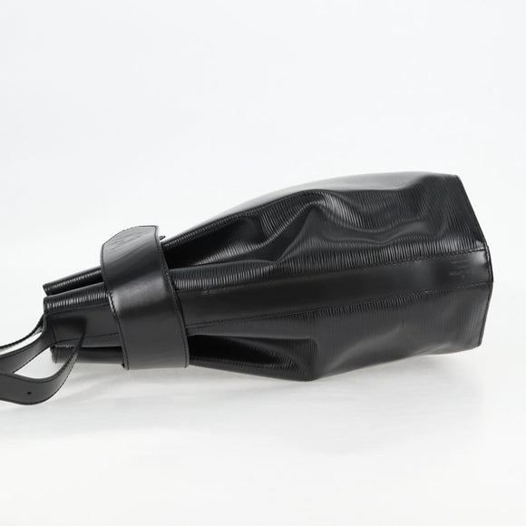 LOUIS VUITTON Epi Sac Depaule GM Shoulder Bag Black M80155 LV Auth 137007