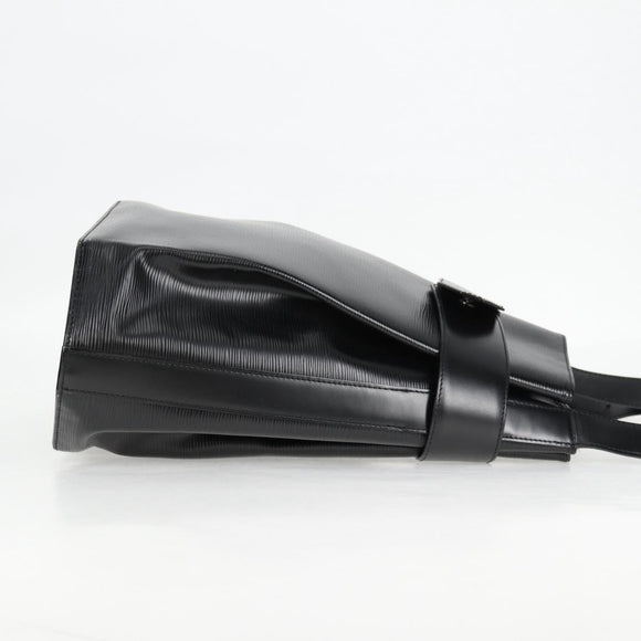 LOUIS VUITTON Epi Sac Depaule GM Shoulder Bag Black M80155 LV Auth 137007