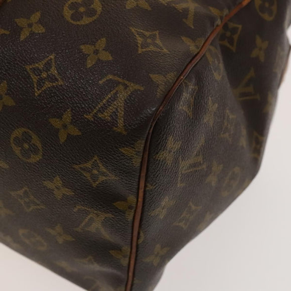LOUIS VUITTON Monogram Sac Souple 35 Boston Bag M41626 LV Auth 137011