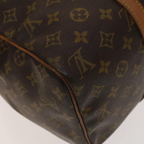 LOUIS VUITTON Monogram Sac Souple 35 Boston Bag M41626 LV Auth 137011