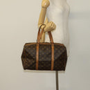 LOUIS VUITTON Monogram Sac Souple 35 Boston Bag M41626 LV Auth 137011-21