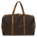LOUIS VUITTON Monogram Sac Souple 35 Boston Bag M41626 LV Auth 137011-2