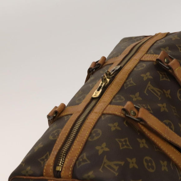 LOUIS VUITTON Monogram Sac Souple 35 Boston Bag M41626 LV Auth 137011