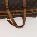 LOUIS VUITTON Monogram Sac Souple 35 Boston Bag M41626 LV Auth 137011-7