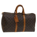 LOUIS VUITTON Monogram Keepall 45 Boston Bag M41428 LV Auth 137013-1