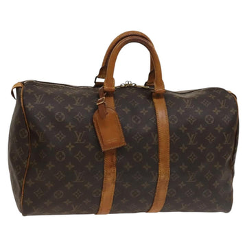 LOUIS VUITTON Monogram Keepall 45 Boston Bag M41428 LV Auth 137013